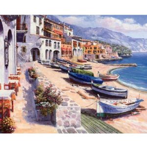 Amalfi Sessizliği Sayılarla Boyama Seti