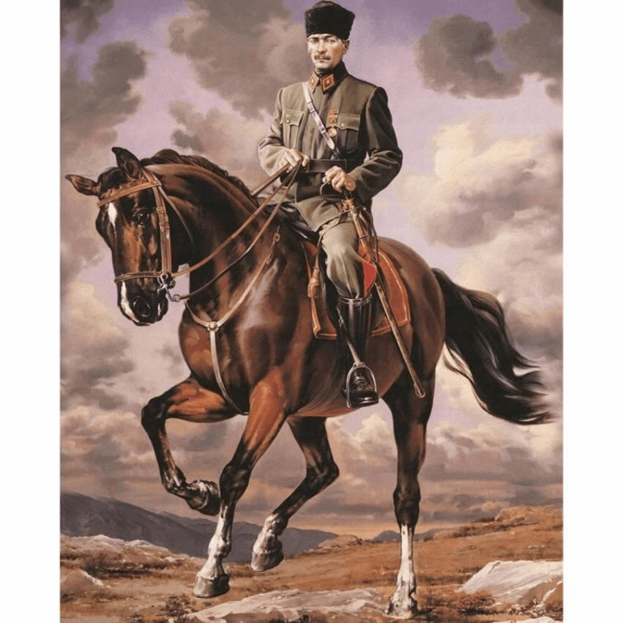 Başkomutan Atatürk Sayılarla Boyama Seti