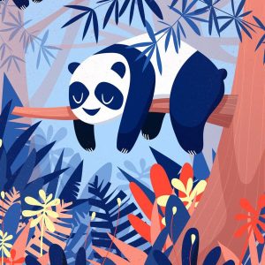 Panda Uykusu Sayılarla Boyama Seti
