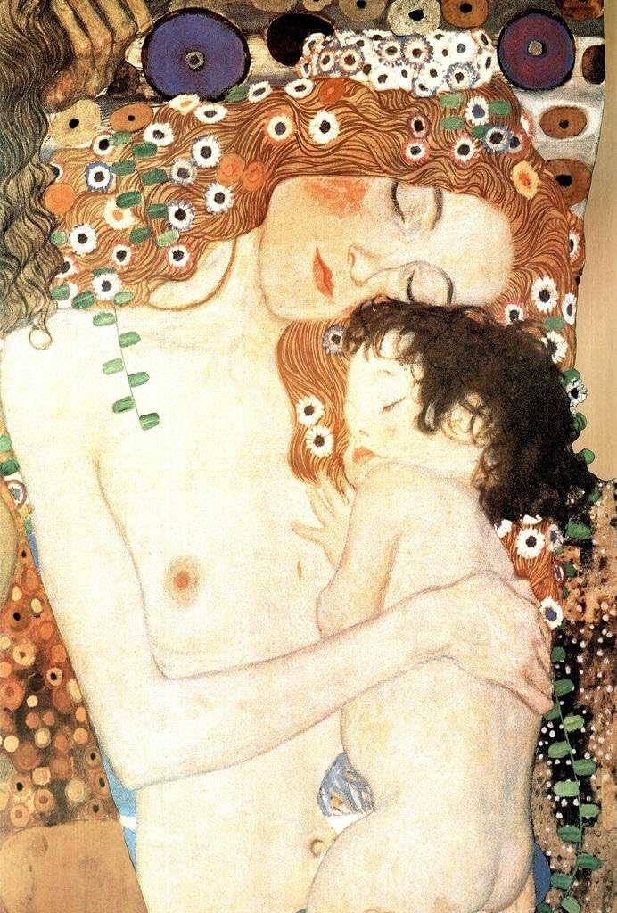 Gustav Klimt Anne ve Çocuk Sayılarla Boyama Seti
