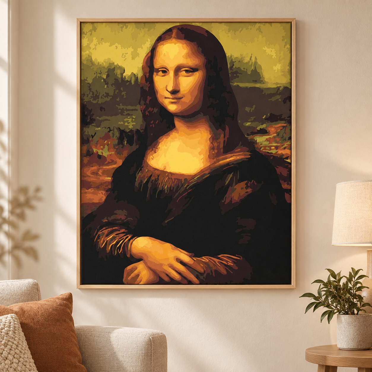 Mona Lisa Sayılarla Boyama Seti - Görsel 5