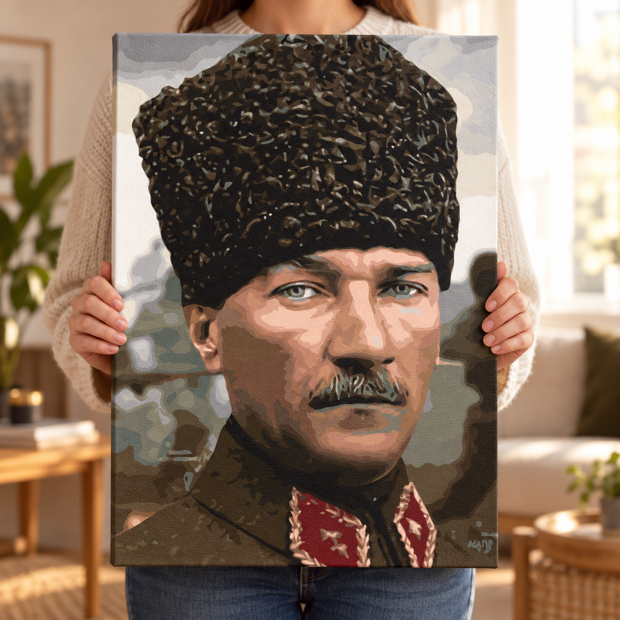 Mustafa Kemal Sayılarla Boyama Seti - Görsel 4