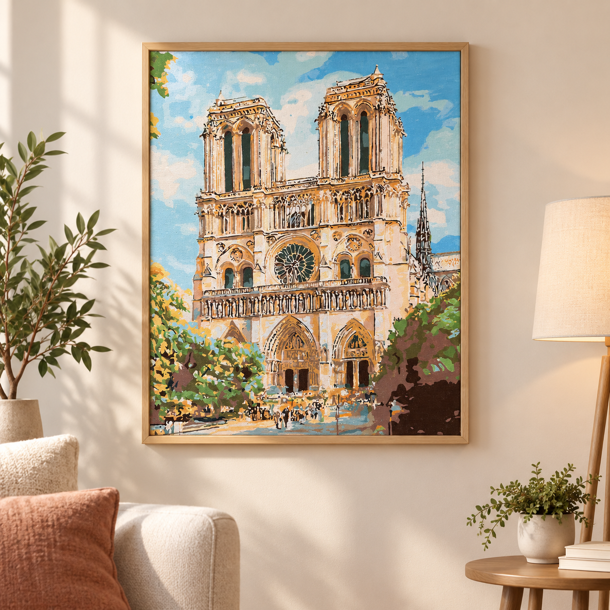 Paris Katedrali Sayılarla Boyama Seti - Görsel 5