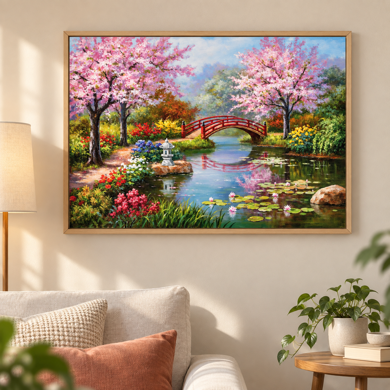 Sakura Köprüsü Sayılarla Boyama Seti - Görsel 5