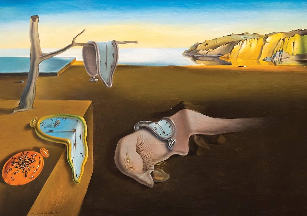 Salvador Dali Eriyen Saatler Sayılarla Boyama Seti