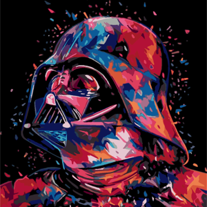 Starwars Darthvader Sayılarla Boyama Seti