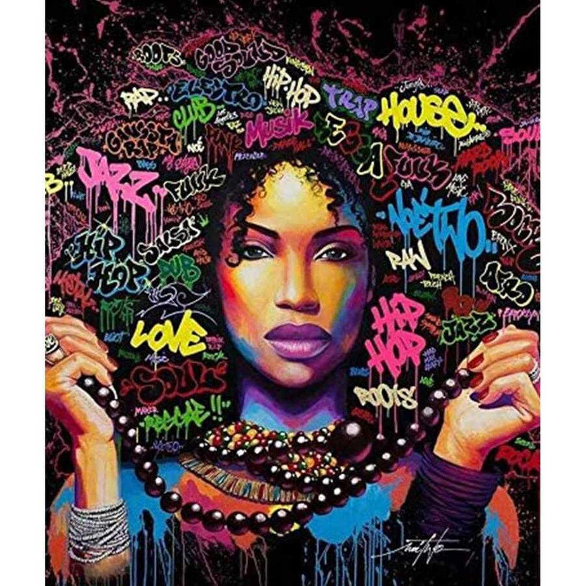 Graffiti Ruhu Sayılarla Boyama Seti