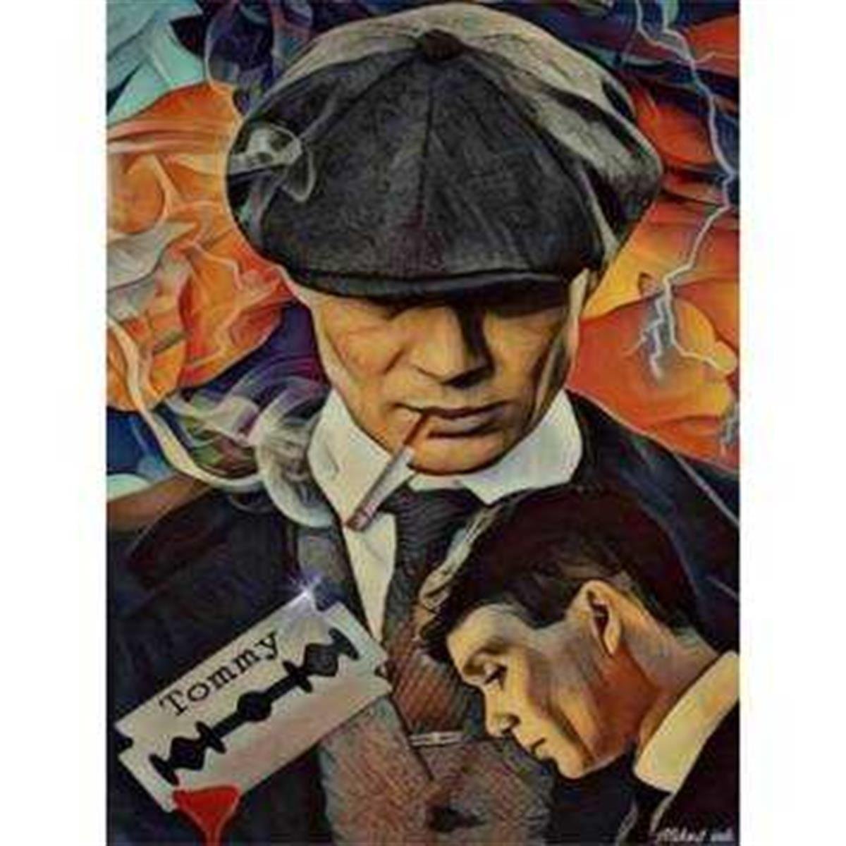 Tommy Shelby Sayılarla Boyama Seti