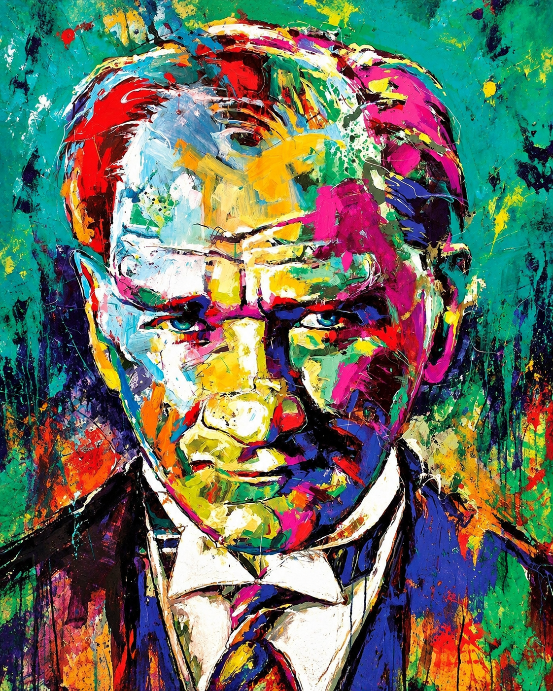 Renkli Atatürk Sayılarla Boyama Seti