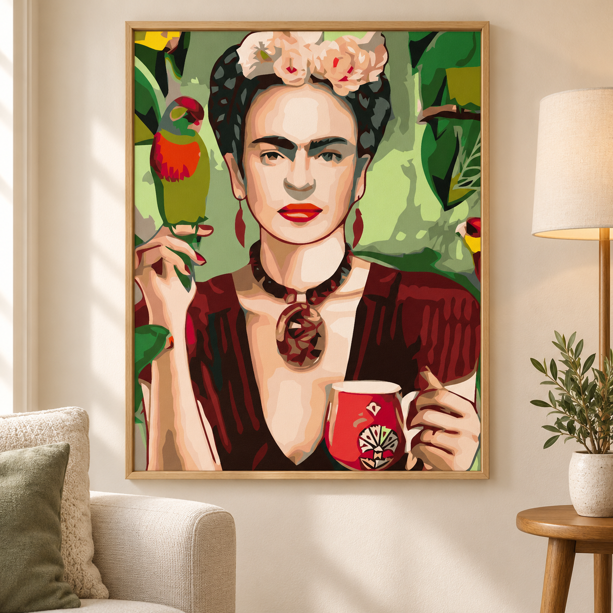Frida'nın Kahve Molası Sayılarla Boyama Seti - Görsel 3