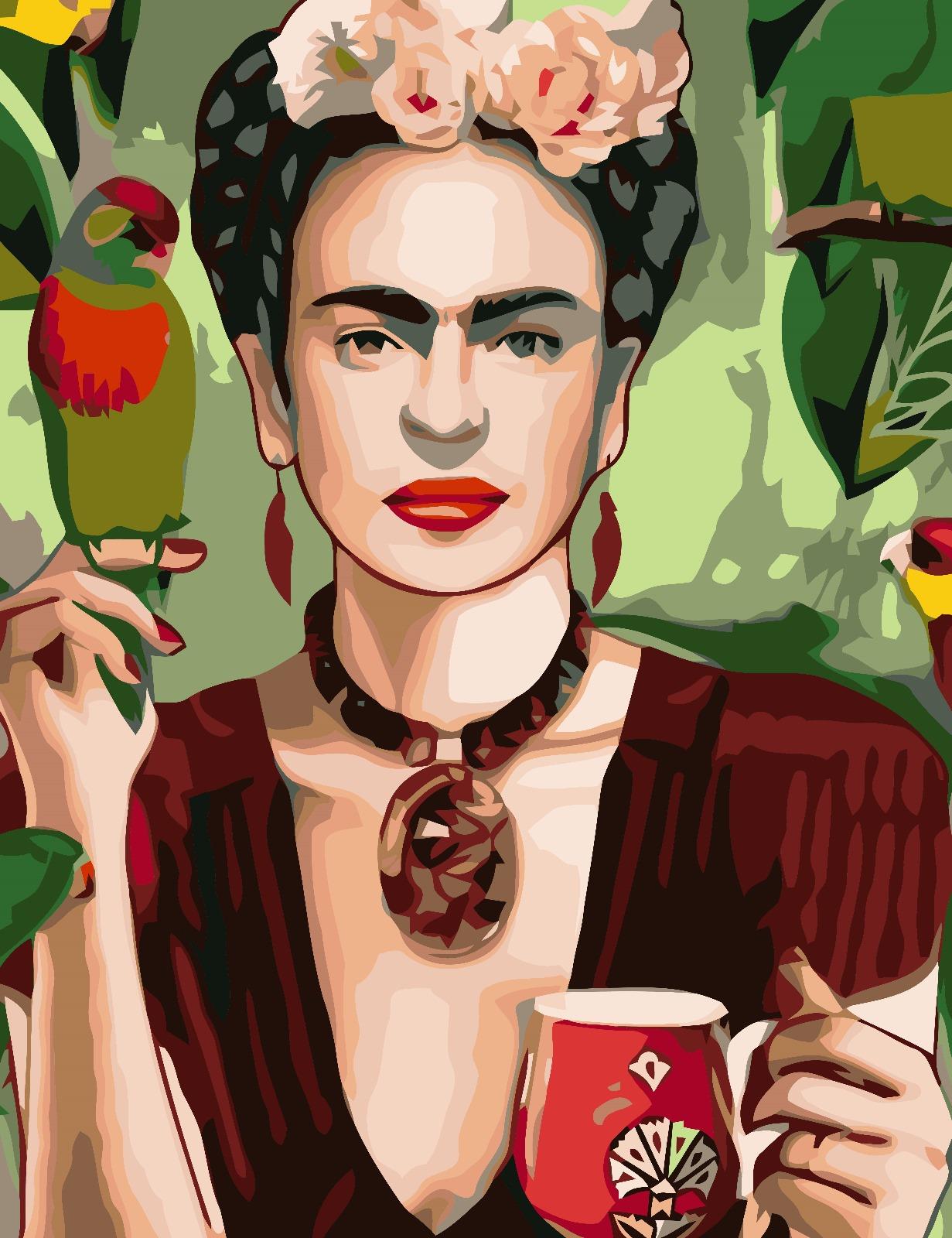 Frida'nın Kahve Molası Sayılarla Boyama Seti