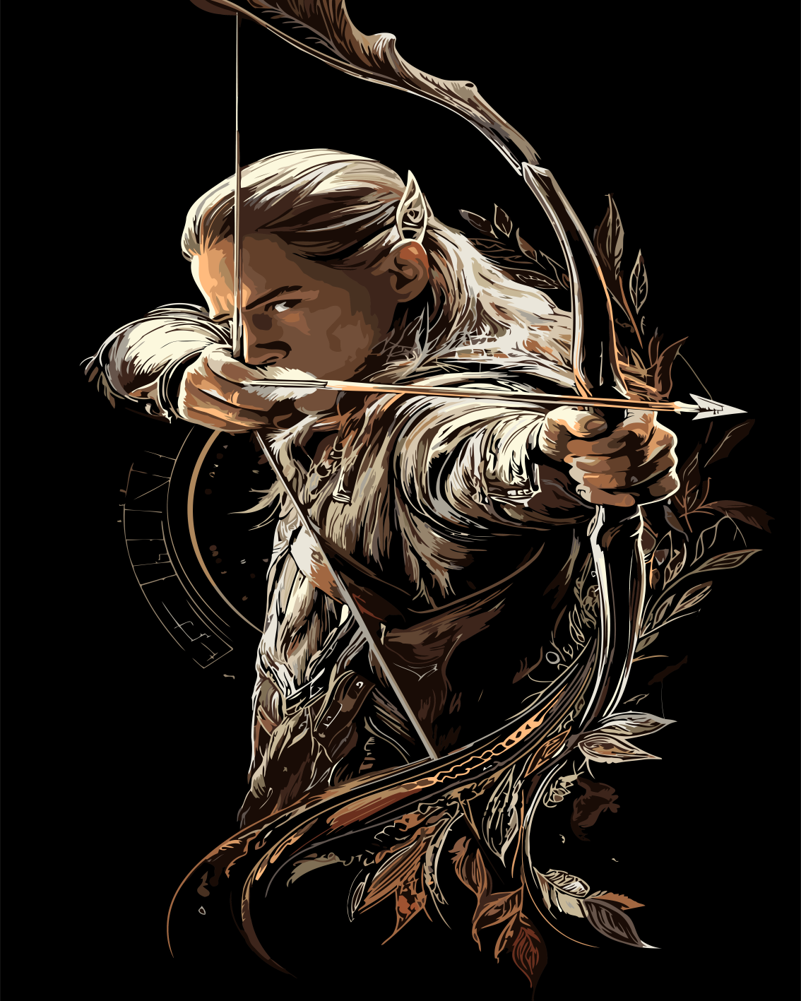 Legolas'ın Keskin Bakışı Sayılarla Boyama Seti