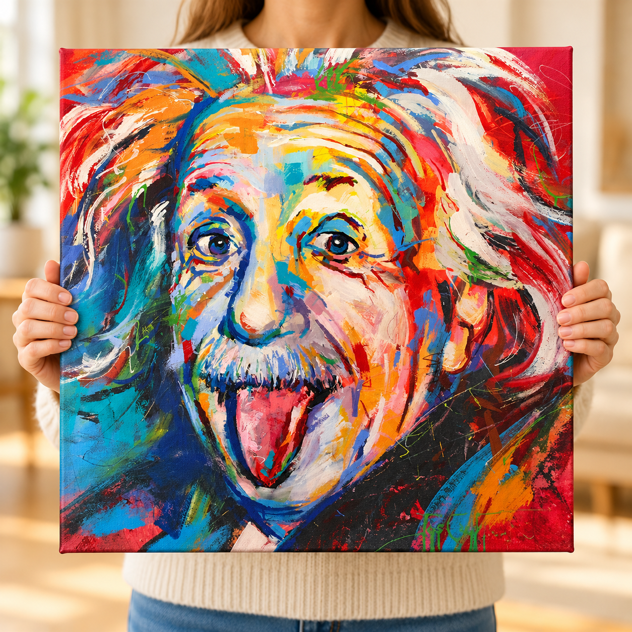 Einstein'ın Renkli Gülüşü Sayılarla Boyama Seti - Görsel 4