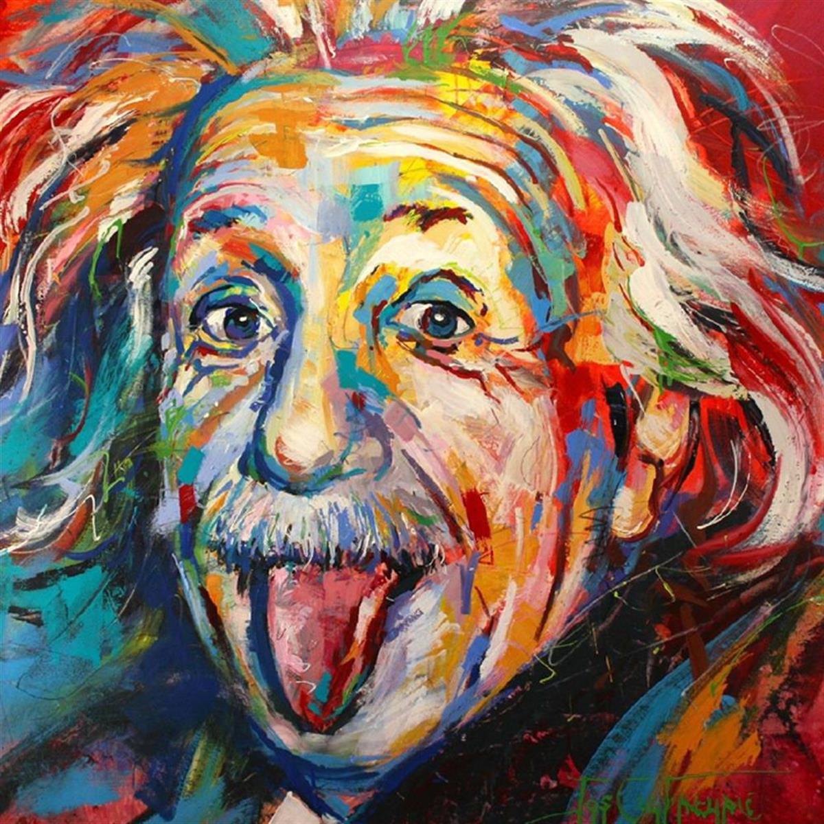 Einstein'ın Renkli Gülüşü Sayılarla Boyama Seti