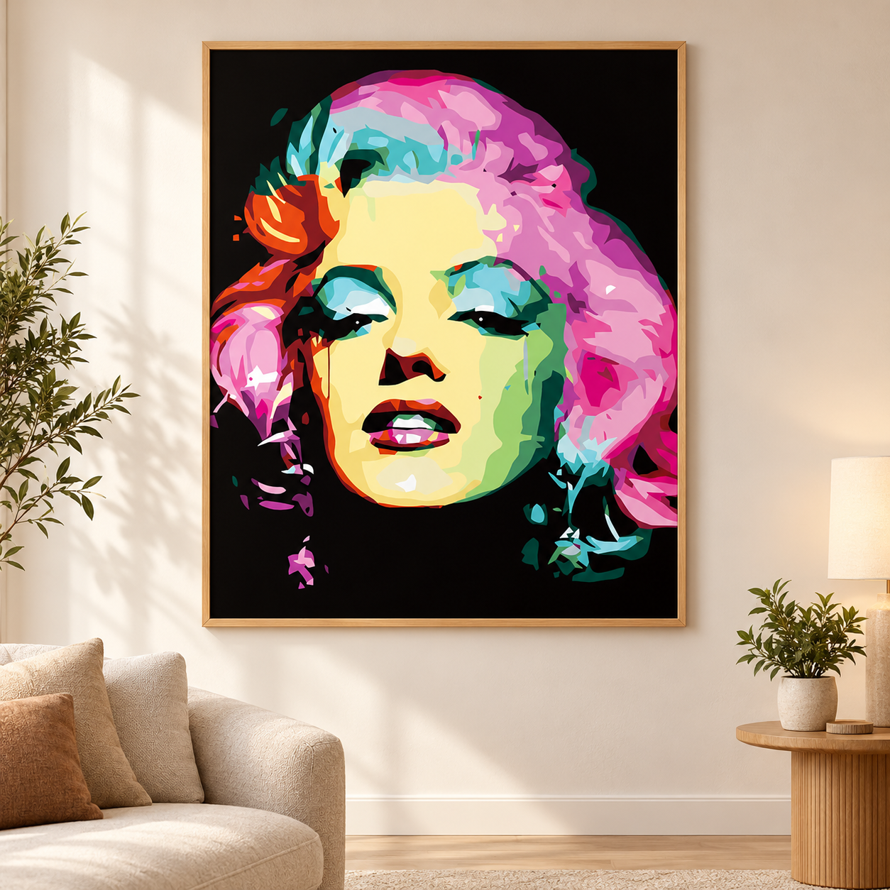 Marilyn'in Pop Renkleri Sayılarla Boyama Seti - Görsel 3
